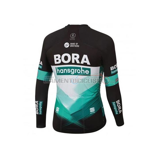 Abbigliamento Ciclismo Bora-Hansgrone Manica Corta 2020 Blu Nero